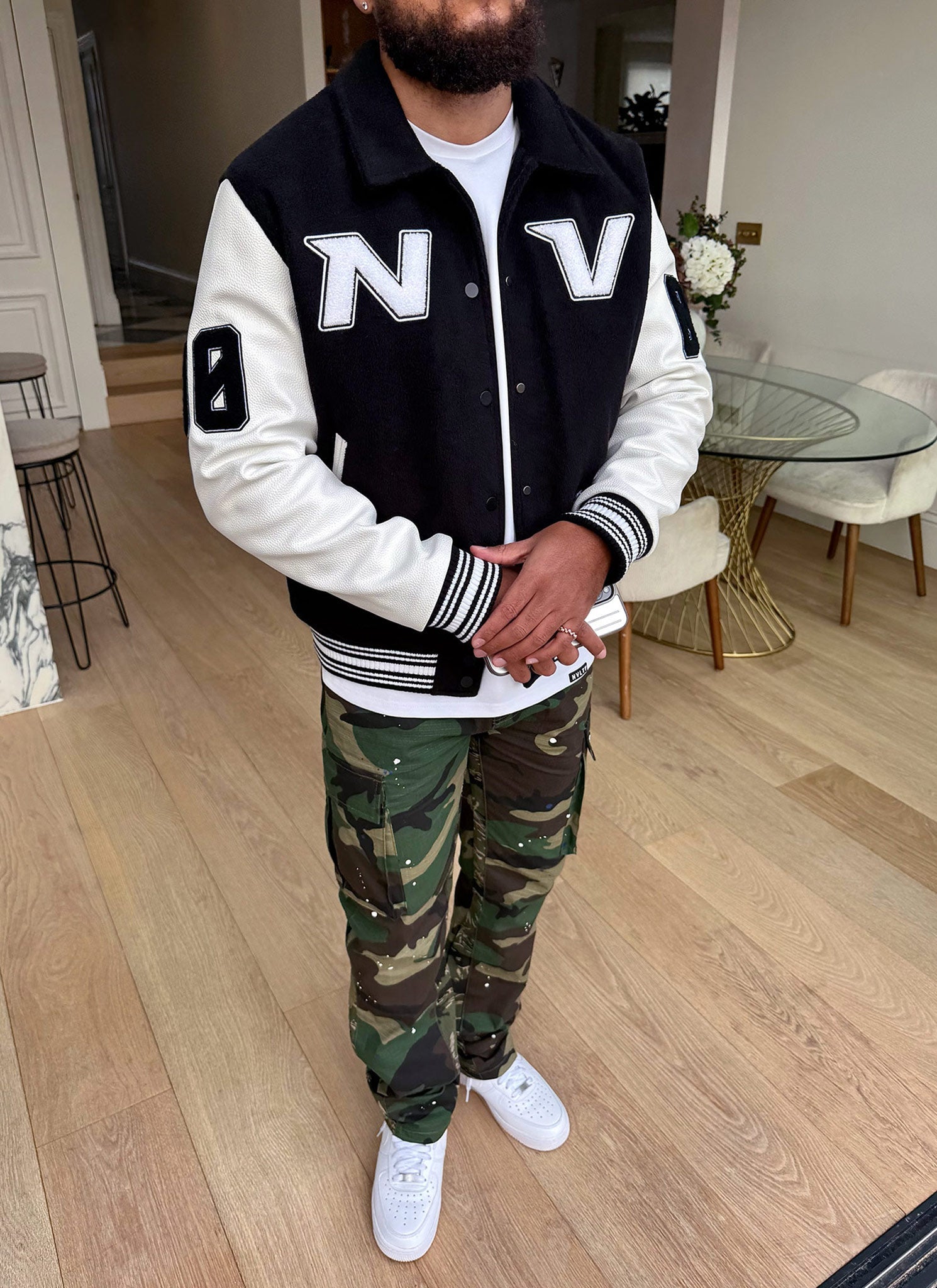 All Star Varsity Jacket - Black