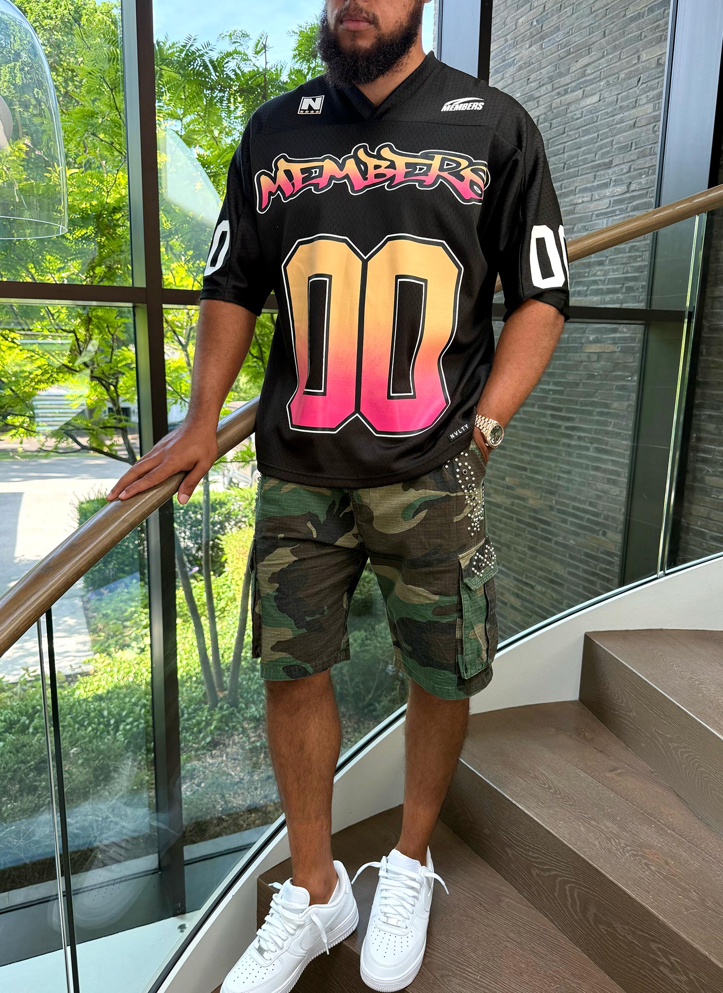 Graffiti Members Jersey - Black