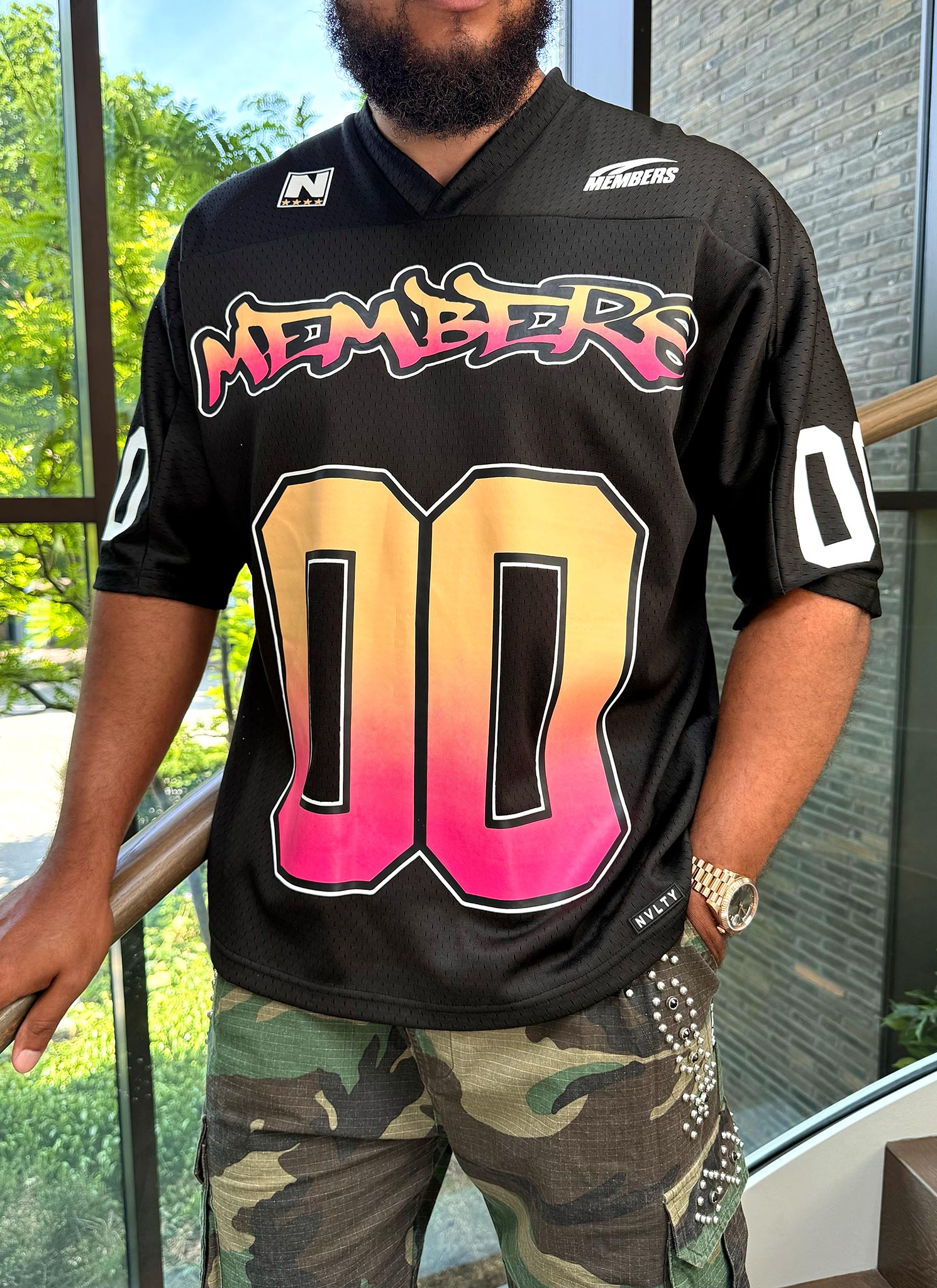 Graffiti Members Jersey - Black