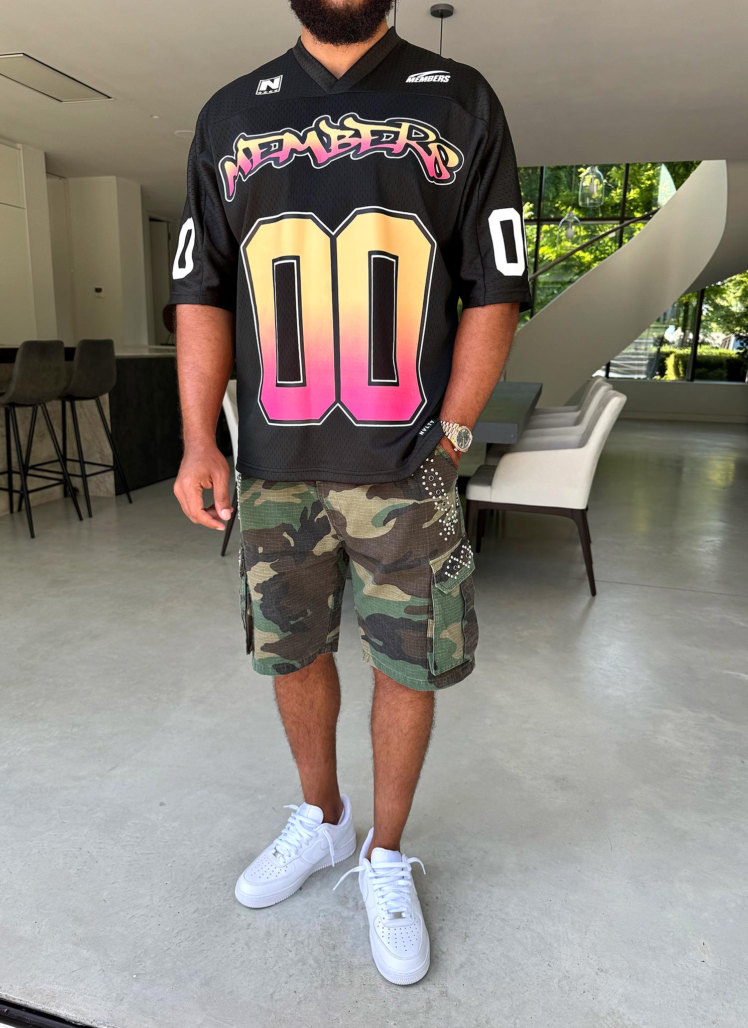 Graffiti Members Jersey - Black