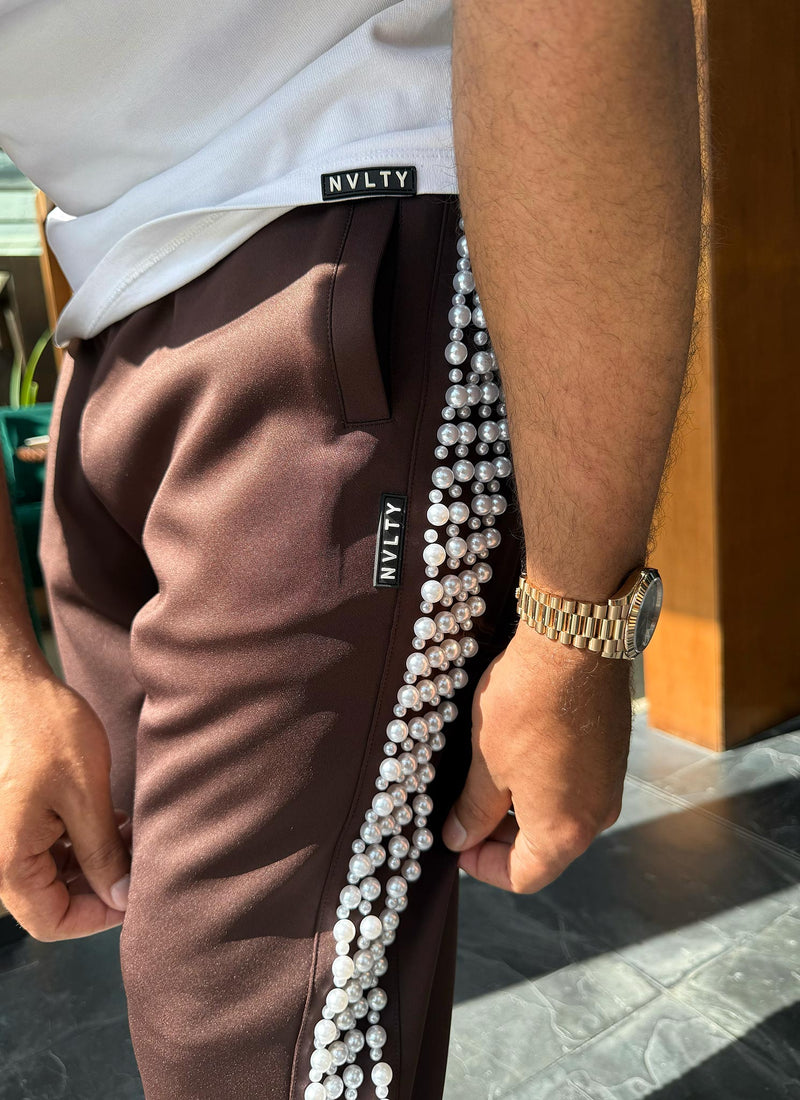 Pantalon de jogging Pearl - Marron