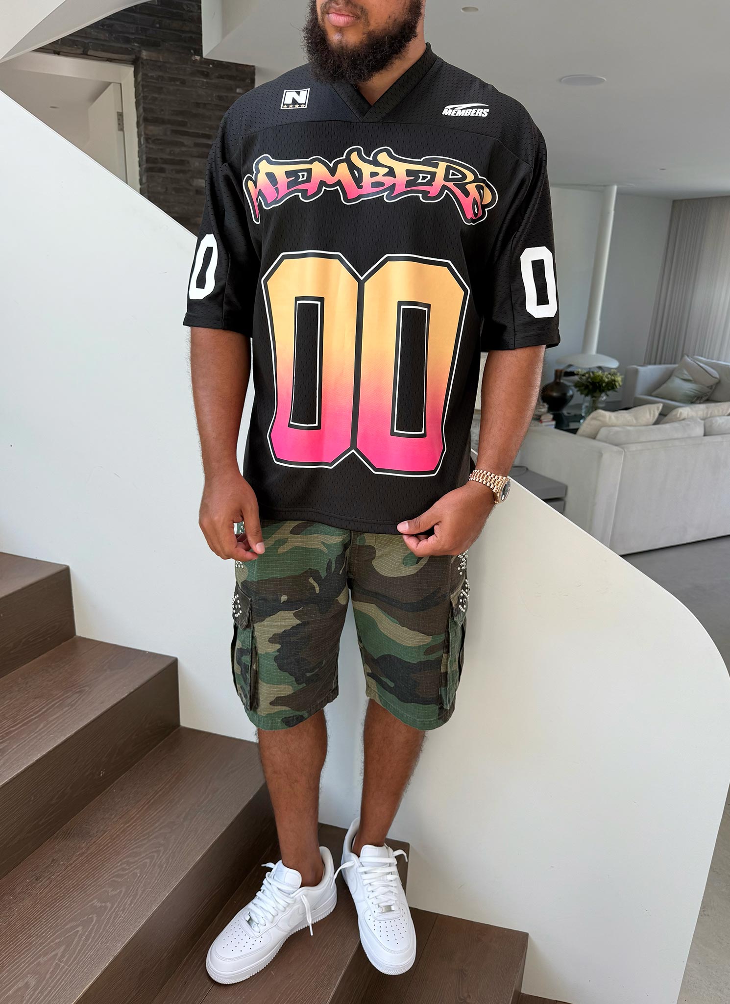 Graffiti Members Jersey - Black