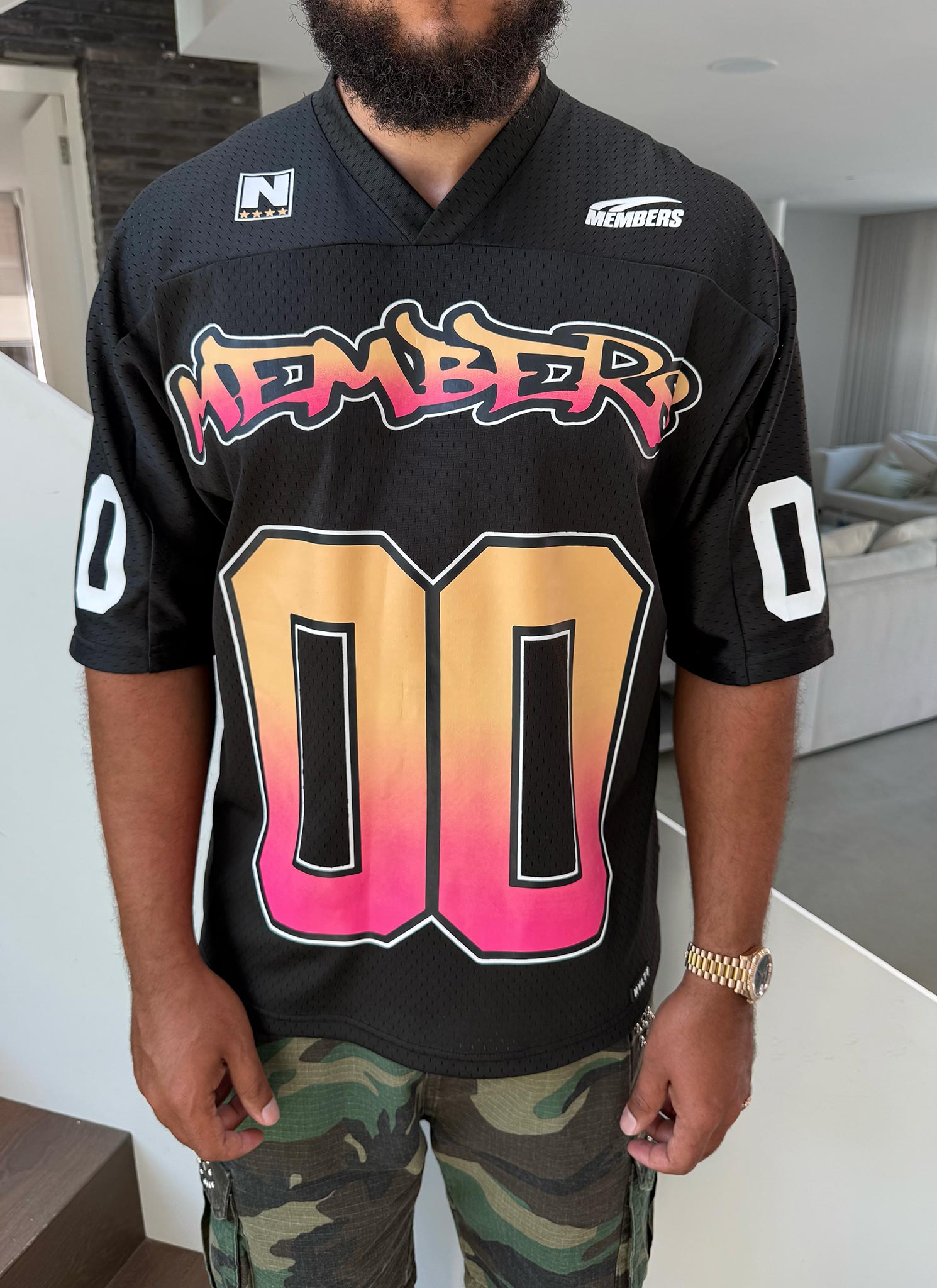 Graffiti Members Jersey - Black