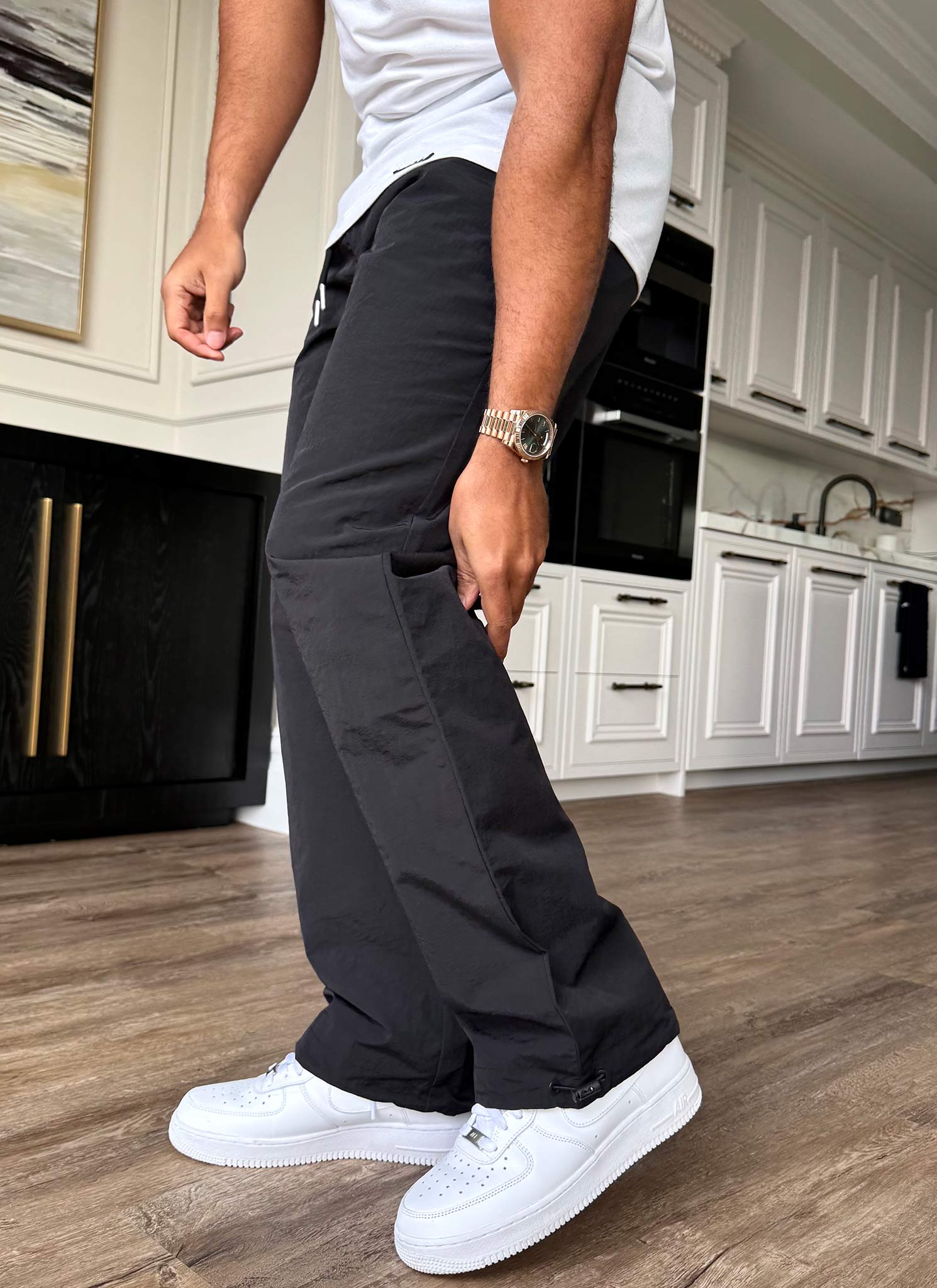 Heavyweight Luxe Track Pants - Black