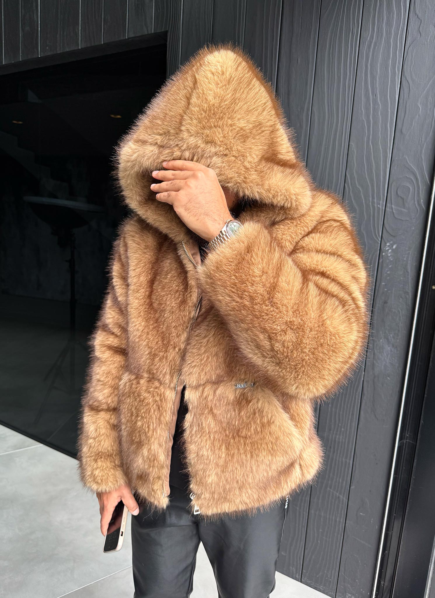 Fur Jacket - Brown