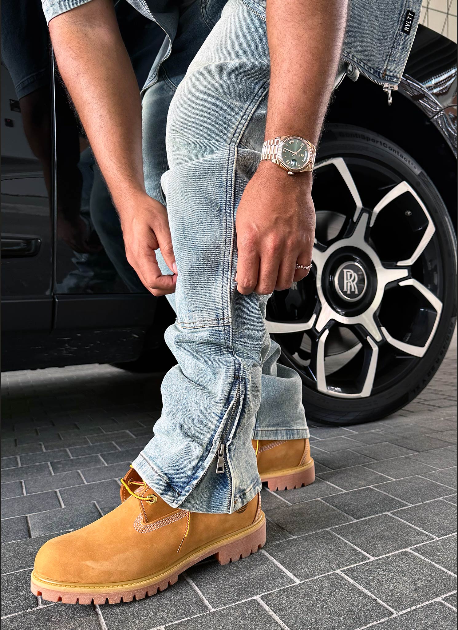 Vintage Carpenter Rivet Jeans - Blue