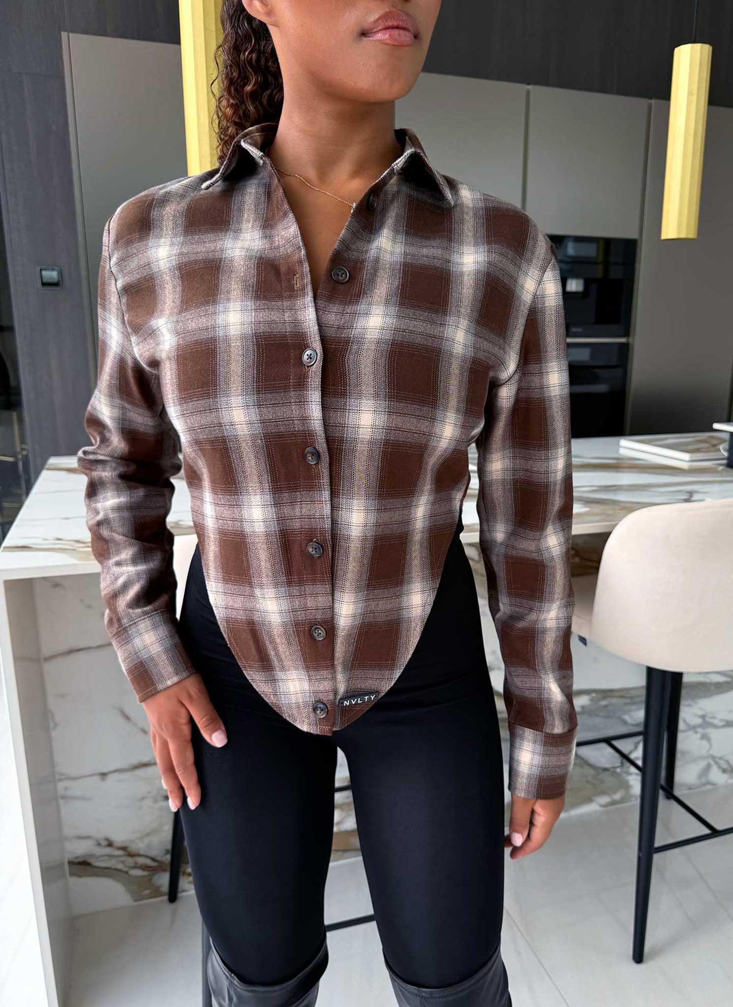 Corset Flannel - Brown