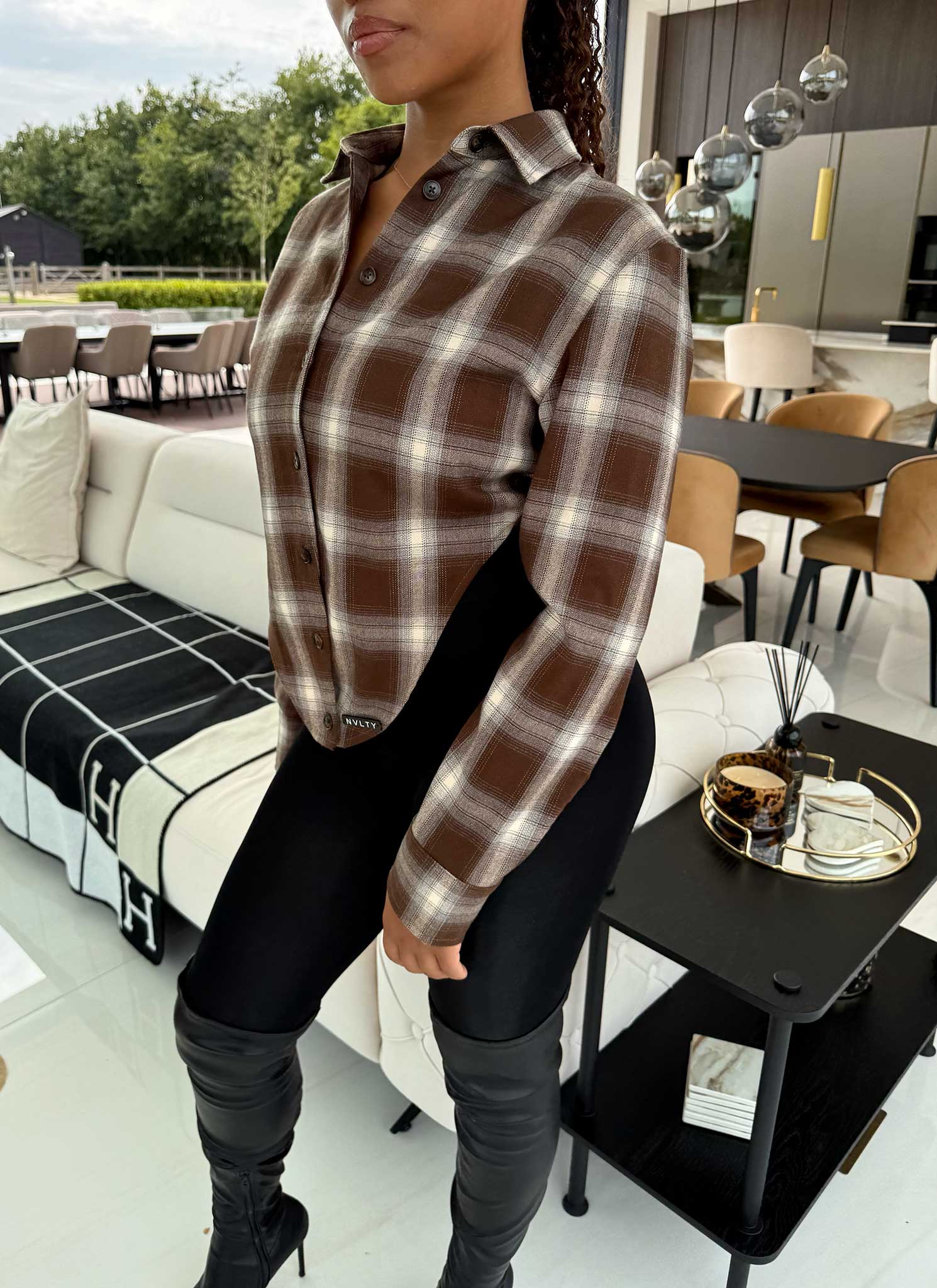 Corset Flannel - Brown