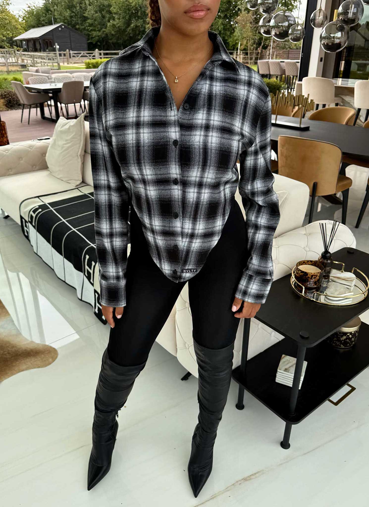 Corset Flannel - Black