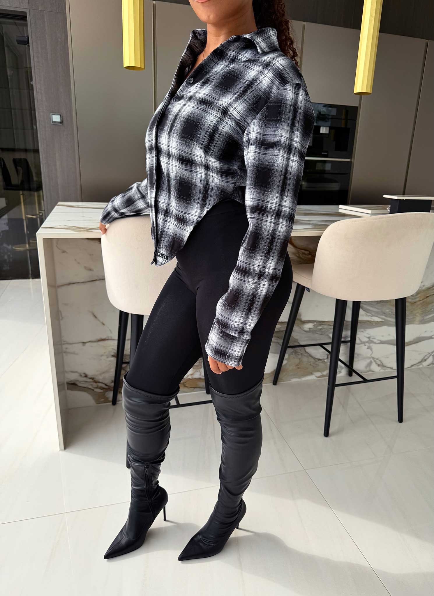 Corset Flannel - Black