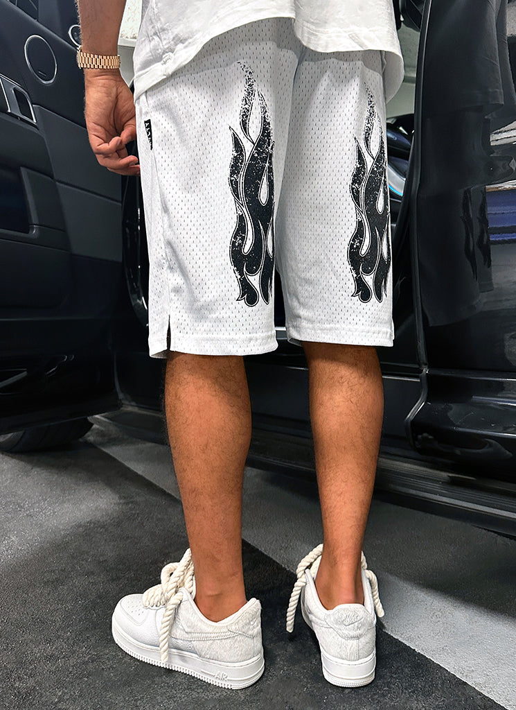 Short vintage Flame - Blanc