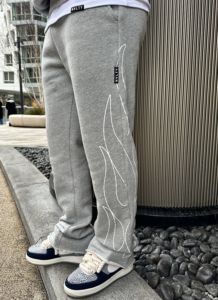 Pantalon de jogging vintage Flare Flame - Gris
