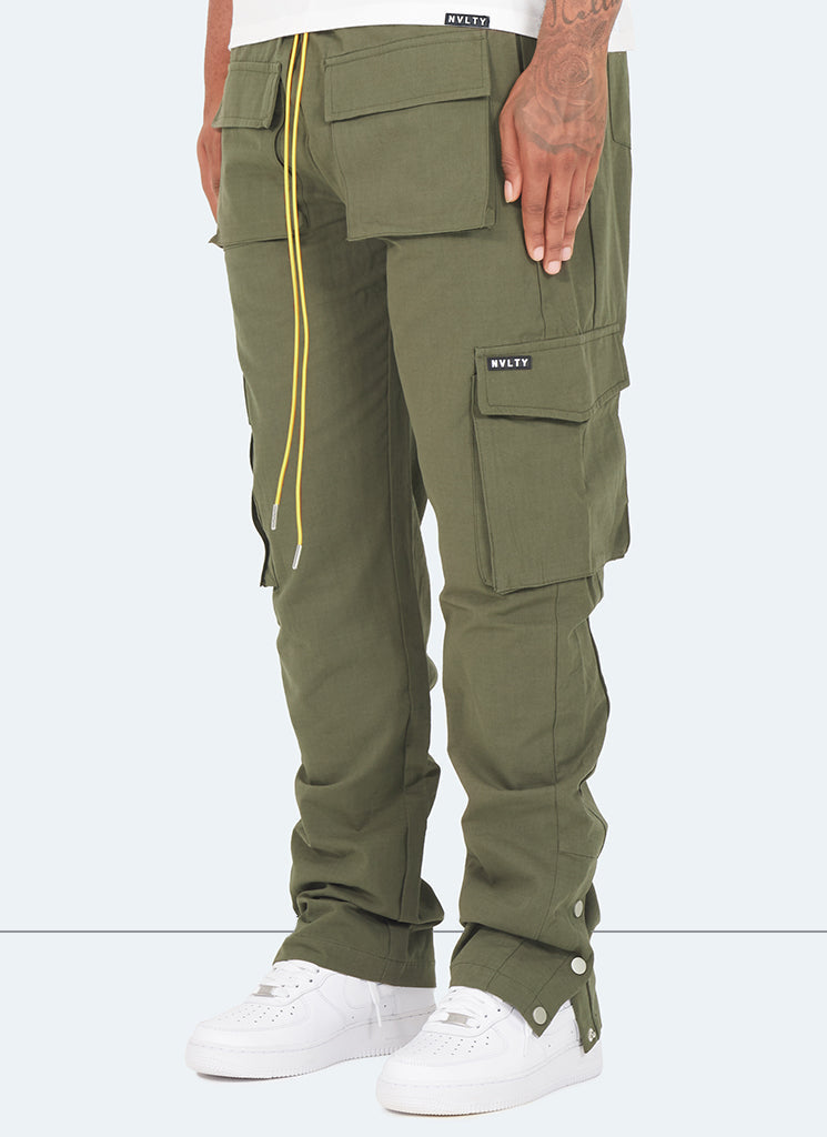Pantalon cargo Snapper vintage - Kaki