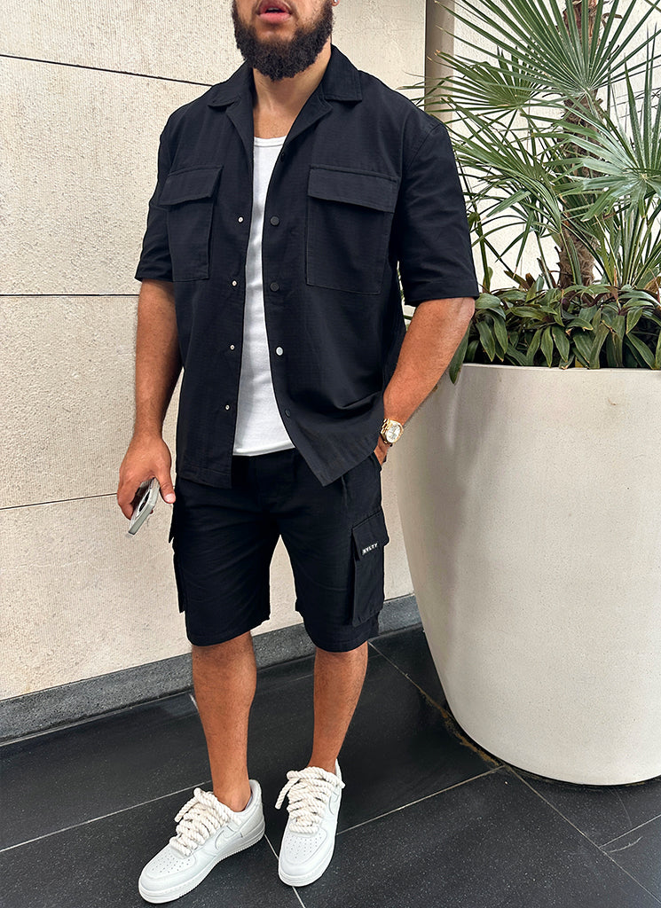 Short cargo vintage - Noir