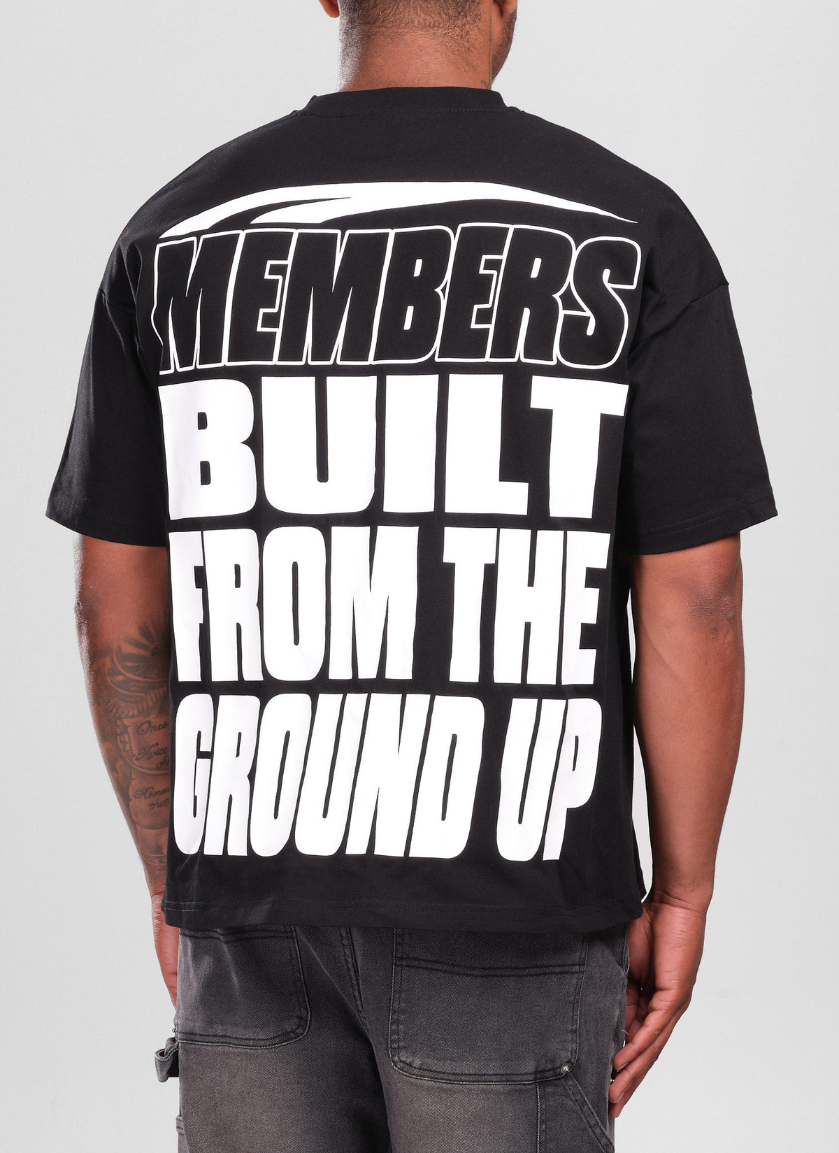 Members Eagle T-Shirt - Black