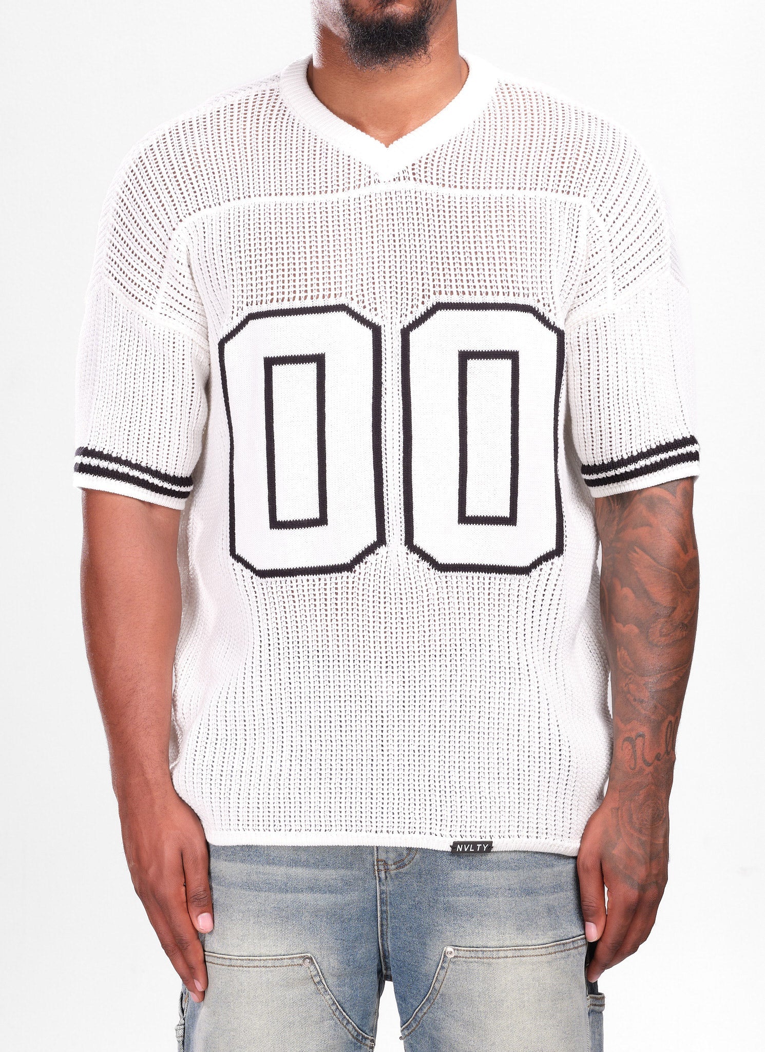 Knitted Members Jersey - Ivory