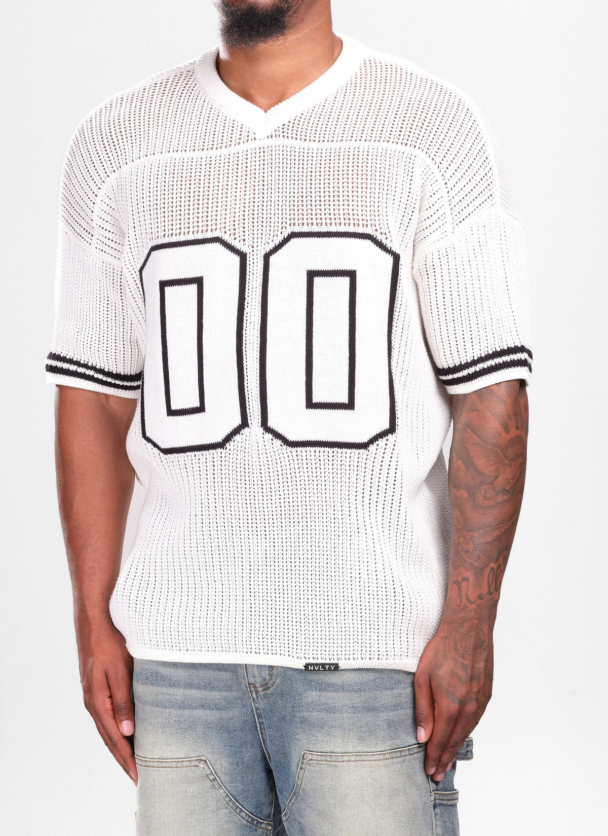 Knitted Members Jersey - Ivory