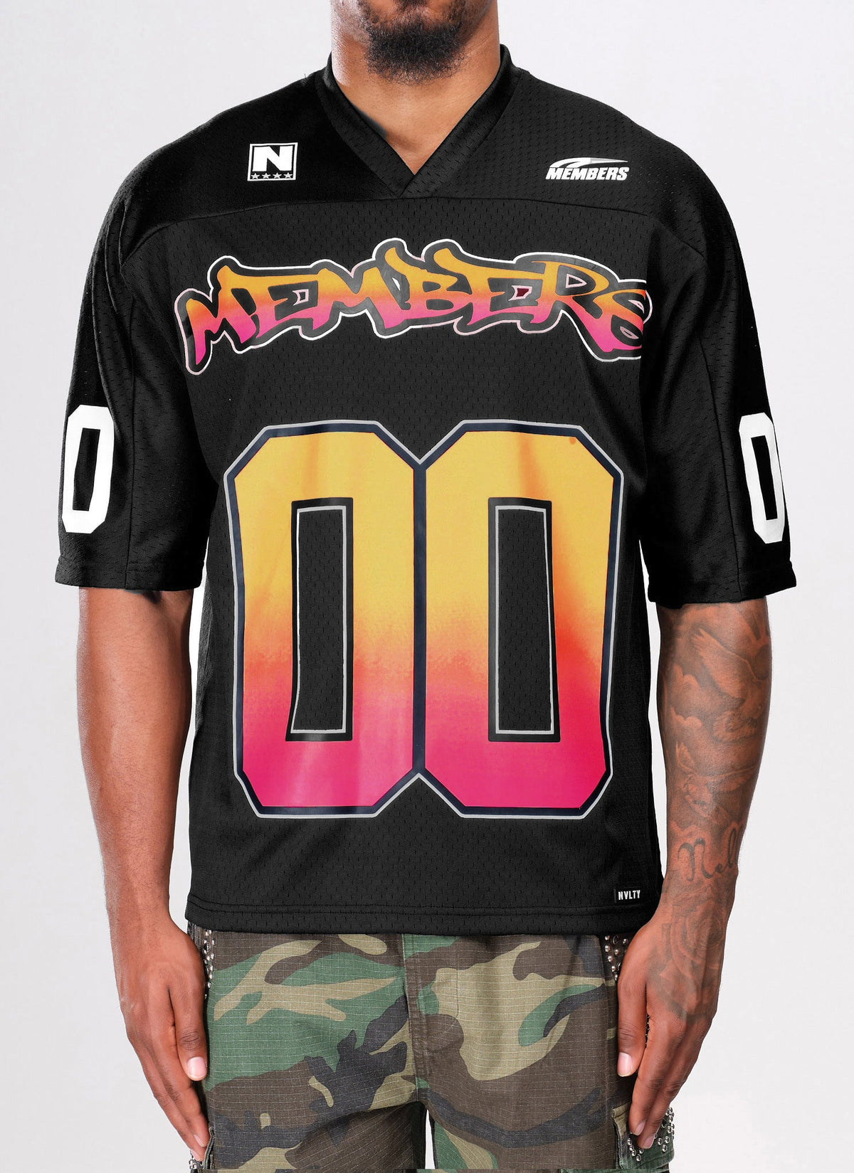 Graffiti Members Jersey - Black