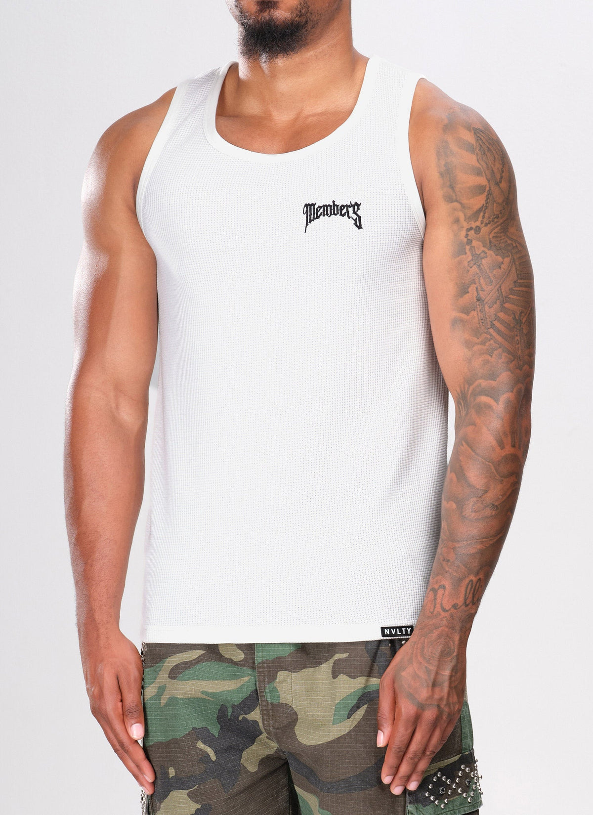 Members Arc Vest - White