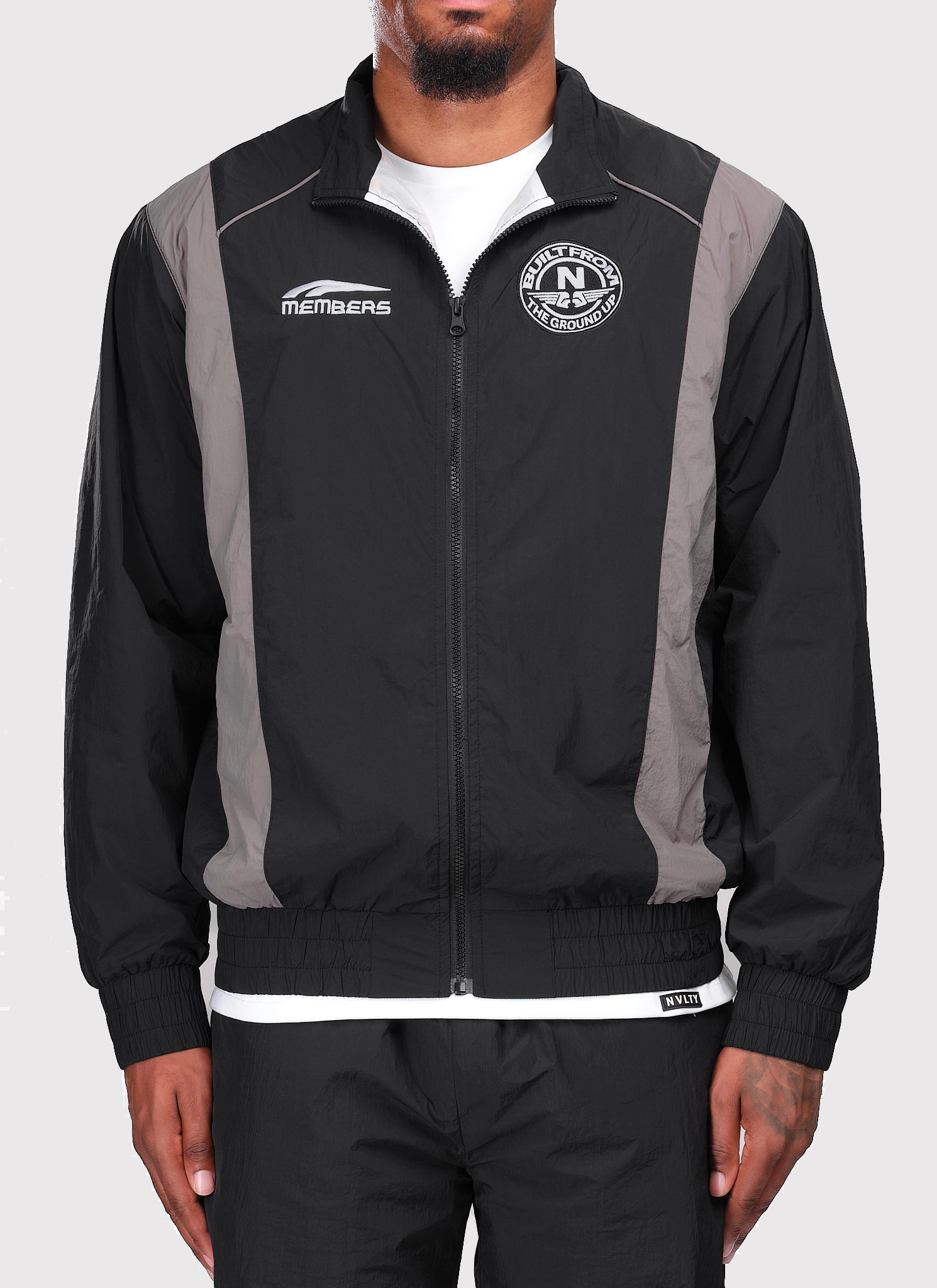 Members Track Jacket - Black