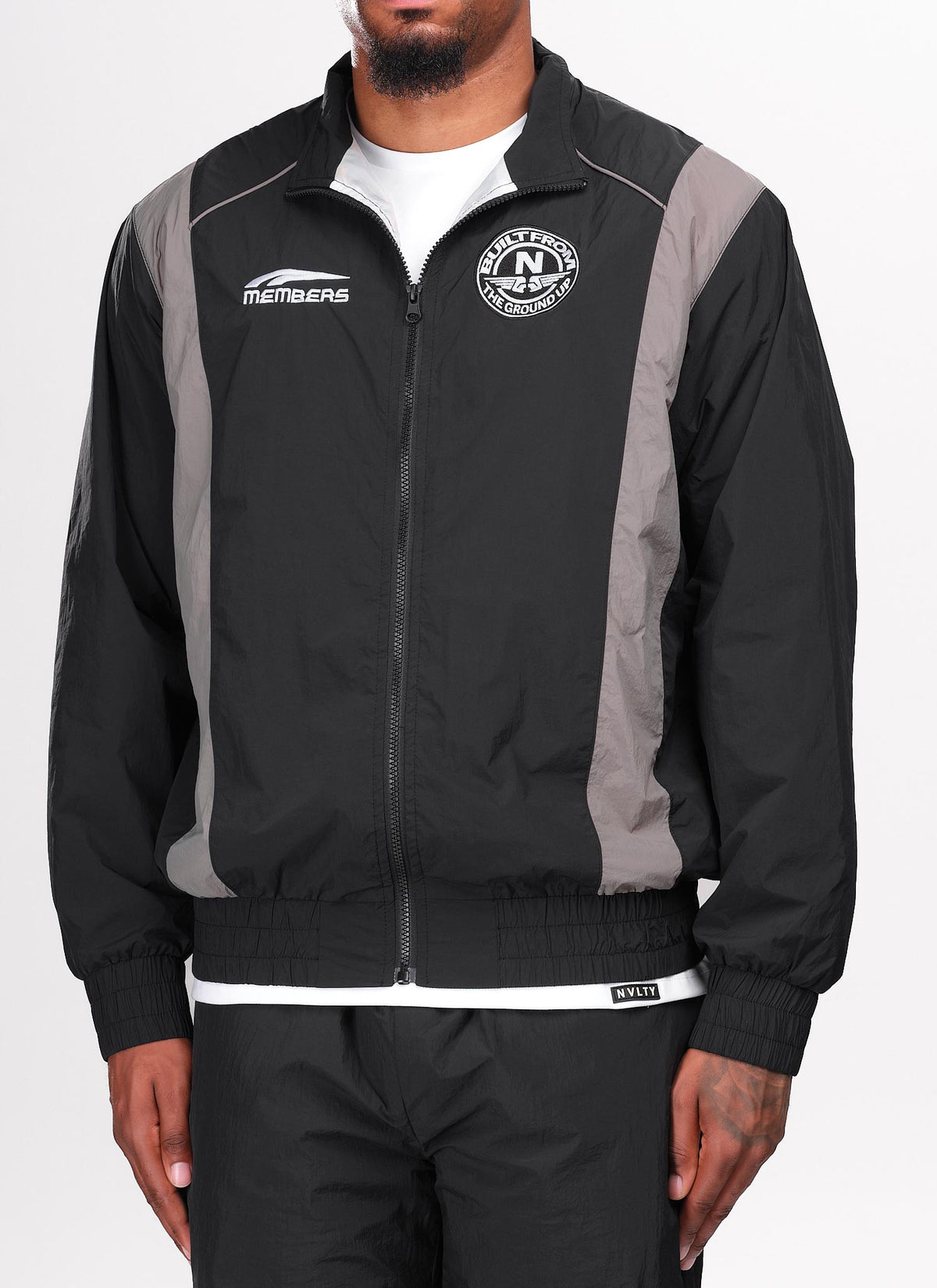 Members Track Jacket - Black