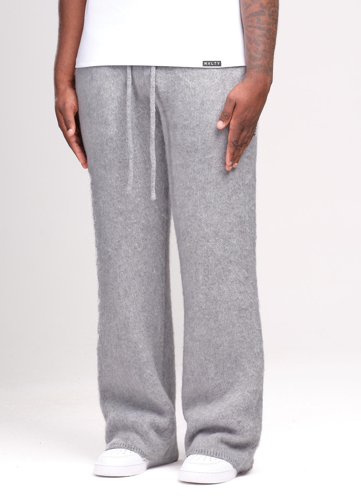 Mohair Joggers - Grey