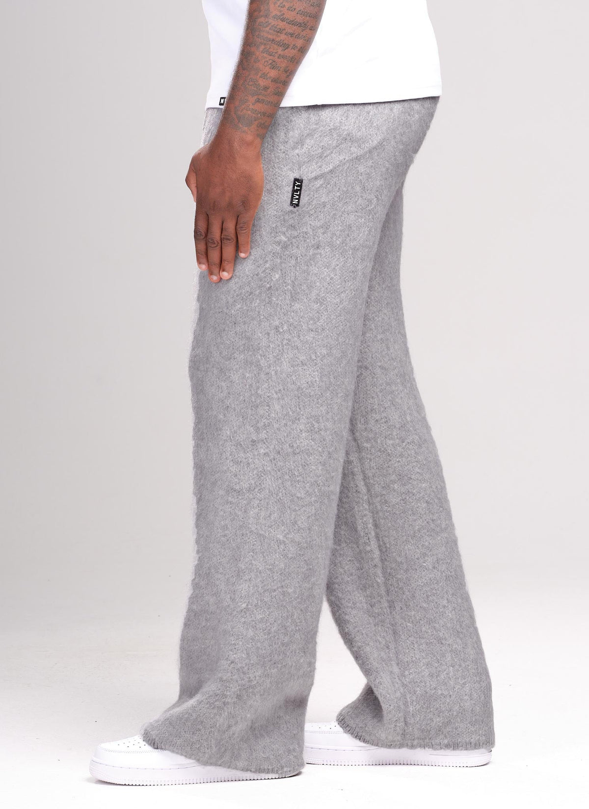 Mohair Joggers - Grey