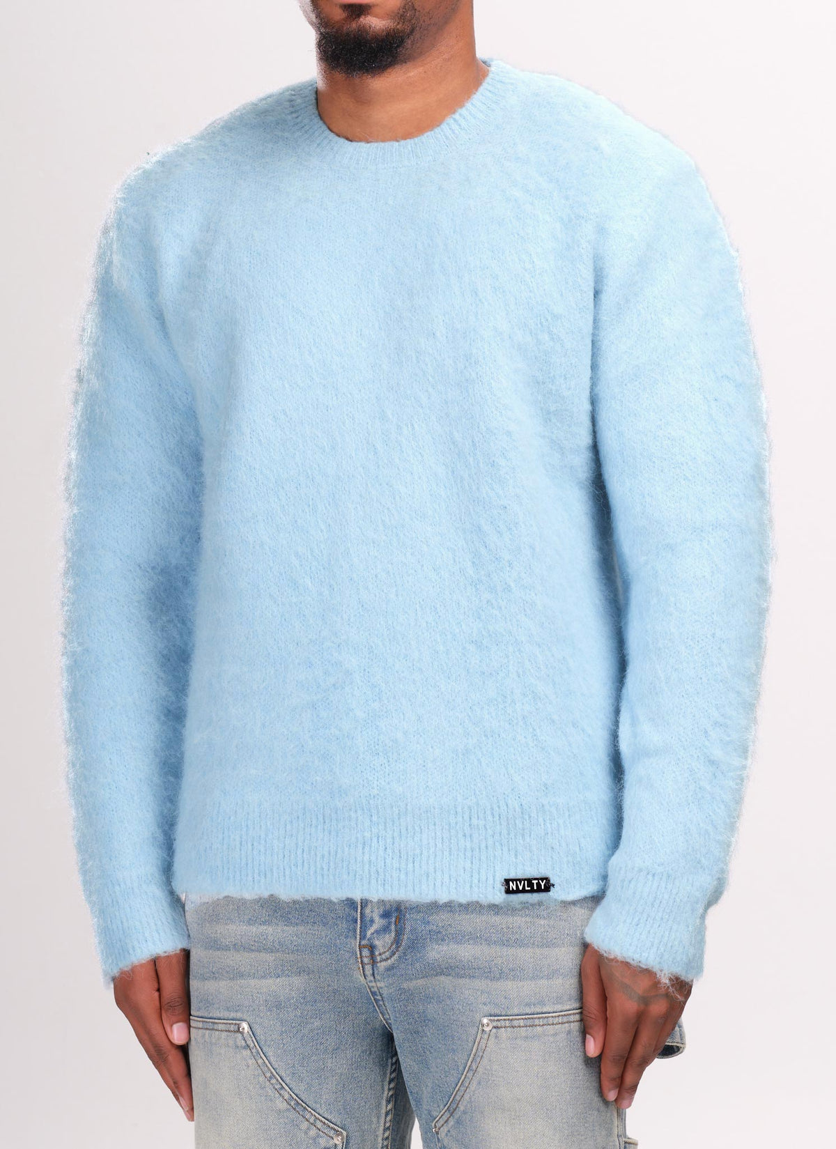 Mohair Sweater - Baby Blue