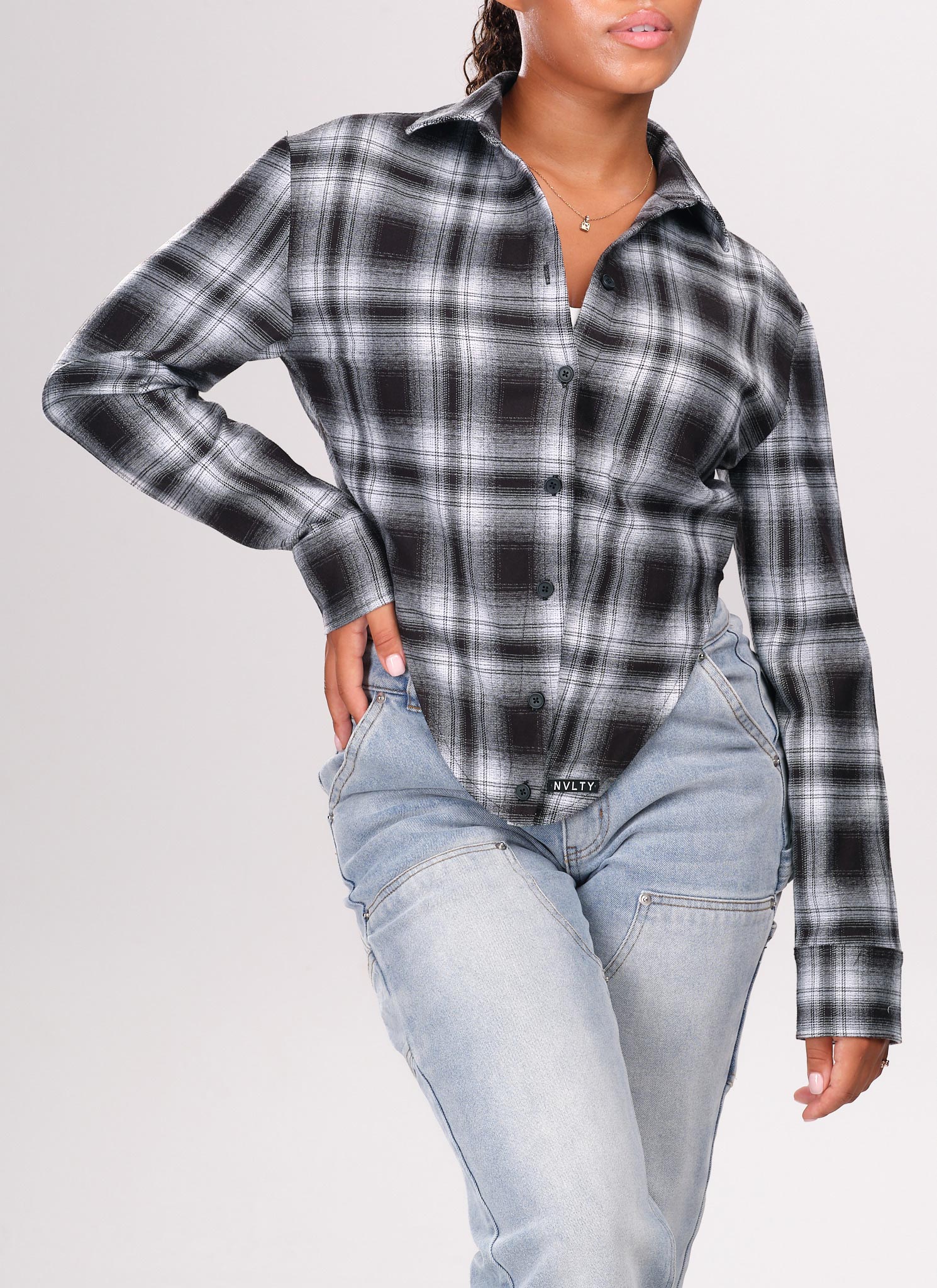 Corset Flannel - Black