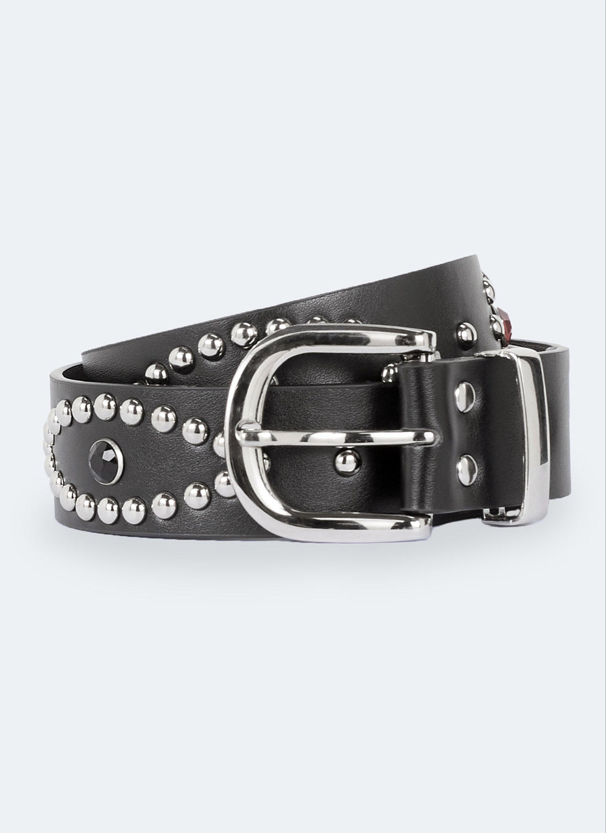 Vintage Studded Belt - Black