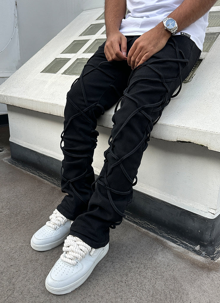 Jean vintage en corde - Noir