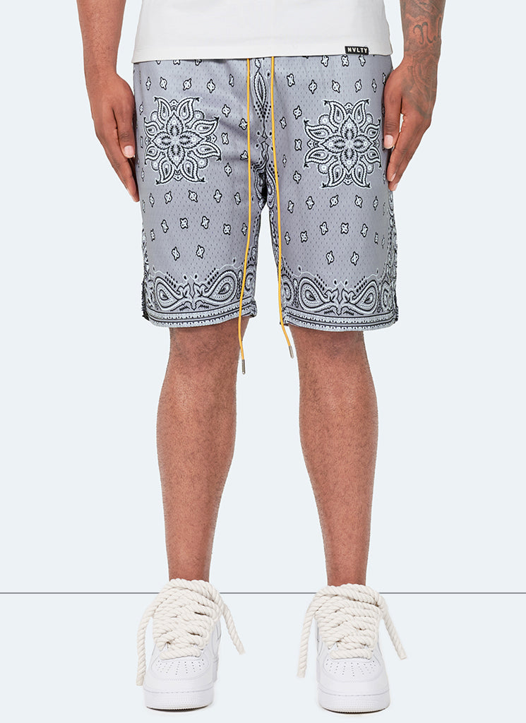 Short en maille cachemire - Gris