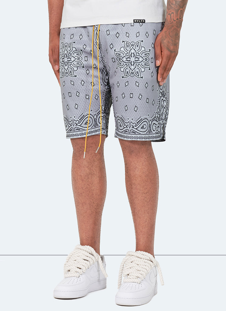 Short en maille cachemire - Gris