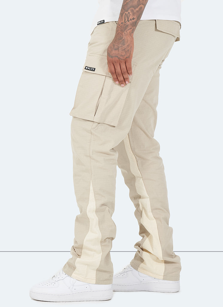Pantalon cargo évasé vintage - Pierre