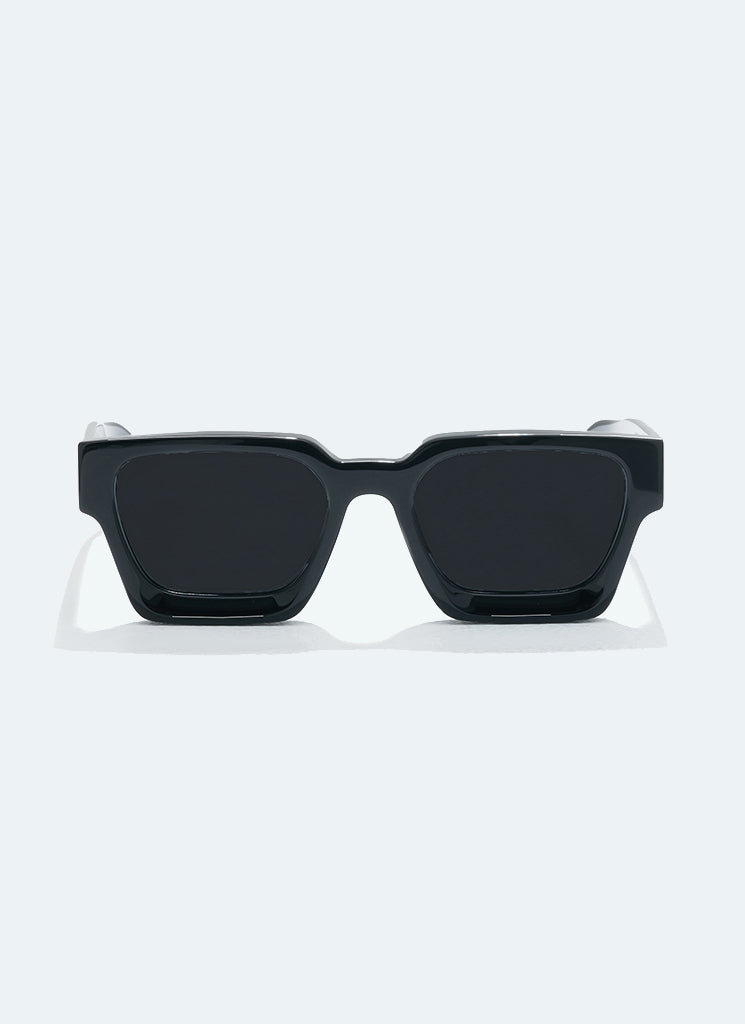 Sonnenbrille mit Logo - Schwarz