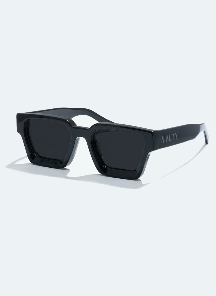 Sonnenbrille mit Logo - Schwarz