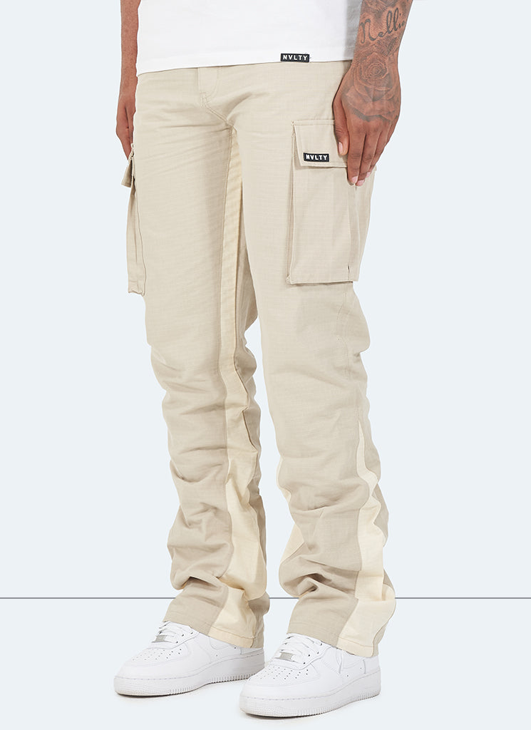 Pantalon cargo évasé vintage - Pierre