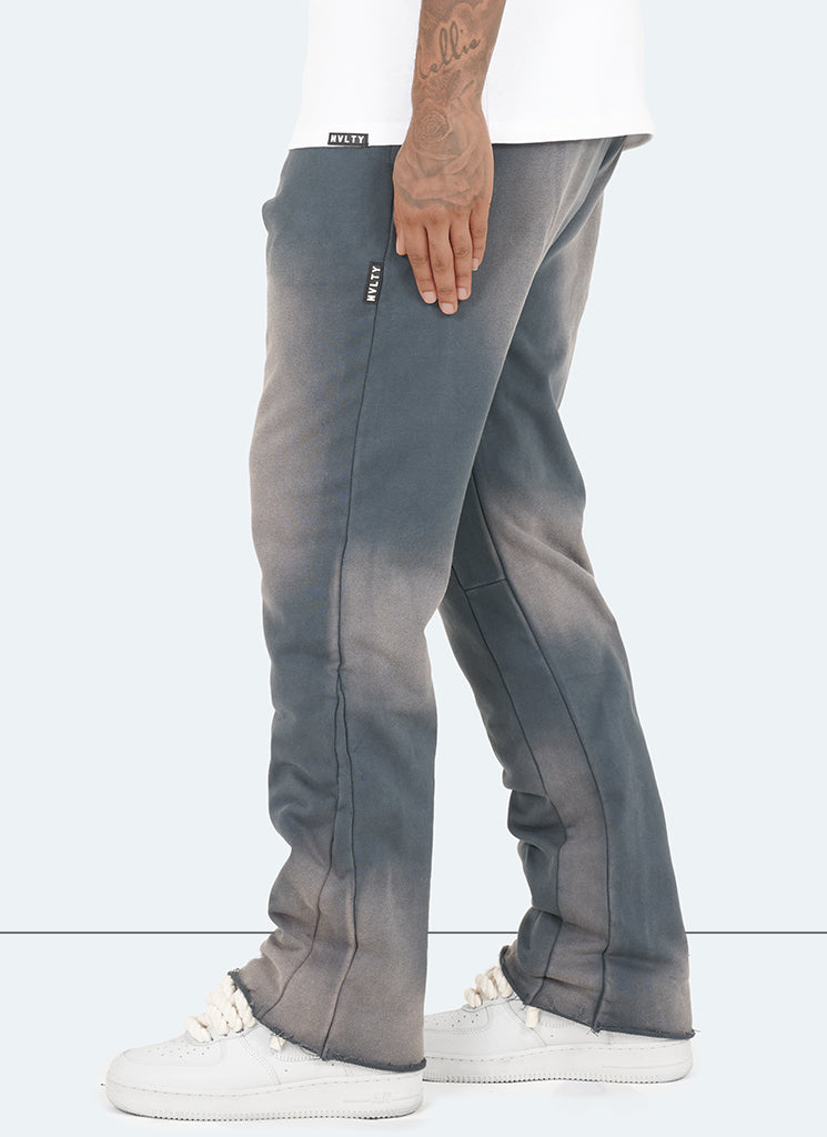 Pantalon de jogging vintage évasé délavé - Ash 