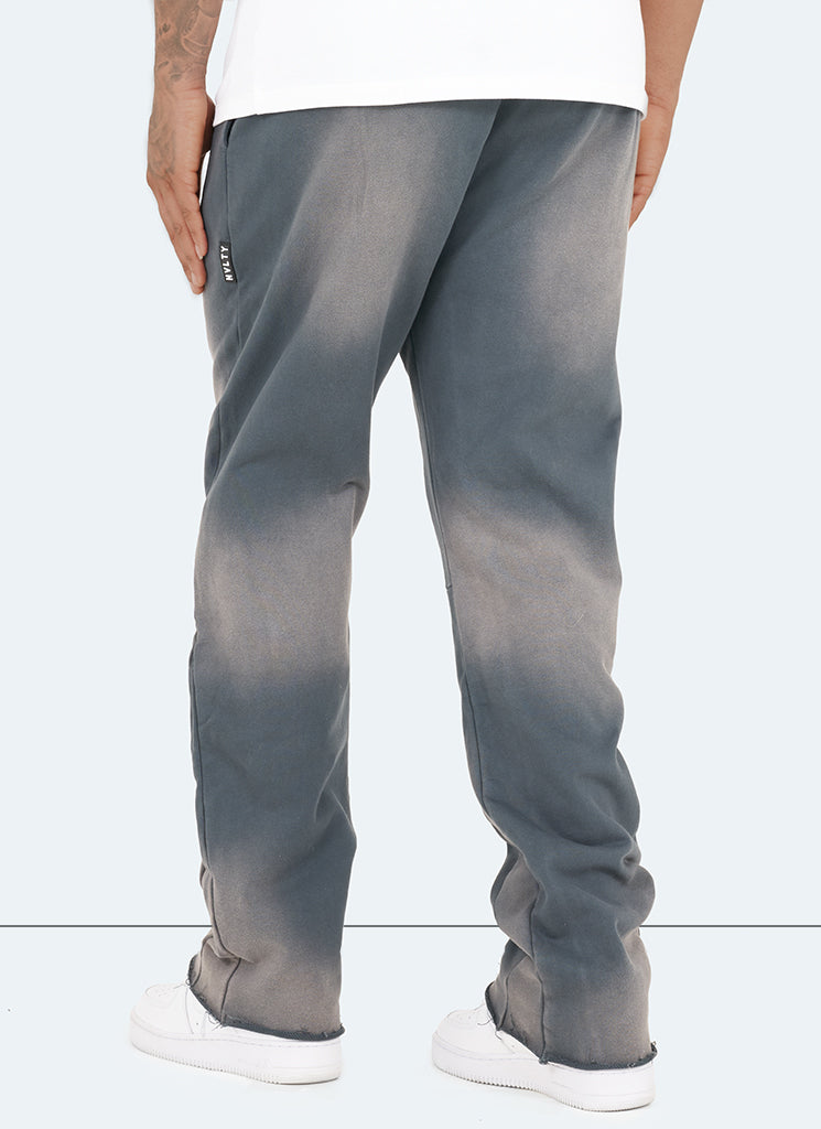 Pantalon de jogging vintage évasé délavé - Ash 