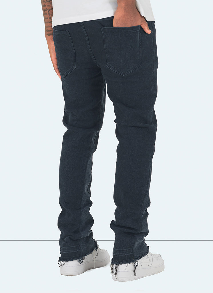 Vintage Flare Jeans - Schwarz