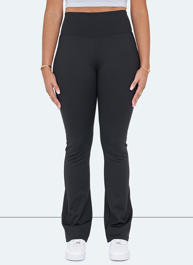 Leggings évasés - Noir 