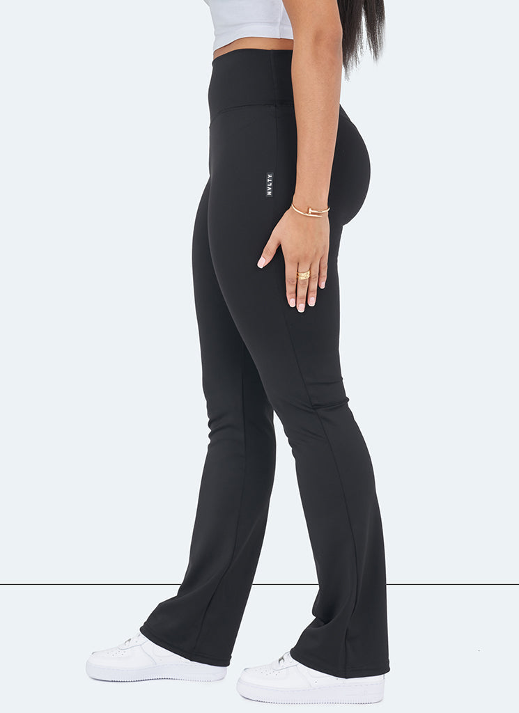 Leggings évasés - Noir 