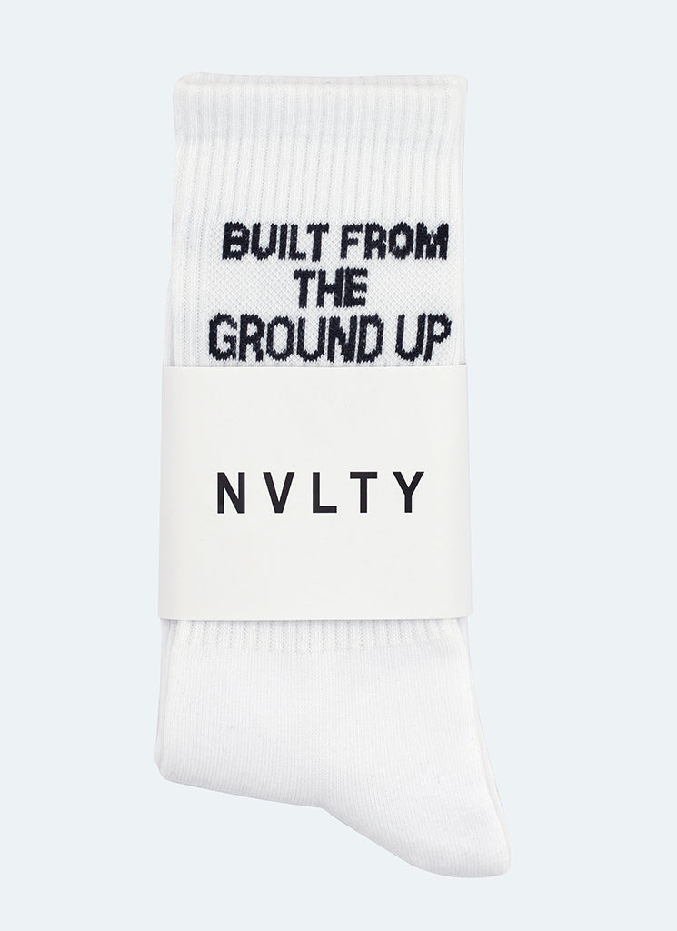 Chaussettes « Build From The Ground Up » - Blanches