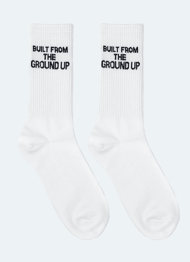 Chaussettes « Build From The Ground Up » - Blanches