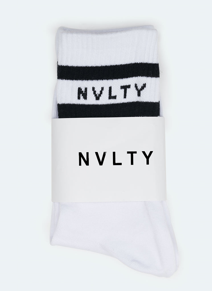 Chaussettes à logo - Blanches